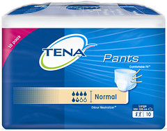 Фото Tena Підгузки-труси для дорослих Pants Normal Large (100-135 см) 10 шт