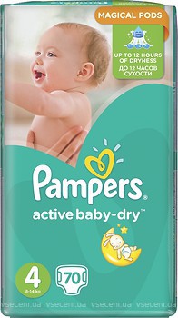 Фото Pampers Active Baby-Dry Maxi 4 (70 шт)