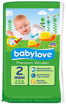 Фото Babylove Premium 2 (3-6 кг) 42 шт