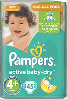 Фото Pampers Active Baby-Dry Maxi Plus 4+ (45 шт)