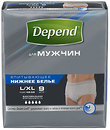 Фото Depend Подгузники-трусы для мужчин L-XL (69-102 см) 9 шт