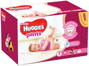 Фото Huggies Pants 3 для дівчаток (88 шт)
