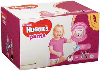 Фото Huggies Pants 5 для дівчаток (68 шт)
