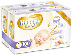 Фото Huggies Elite Soft 1 (100 шт)