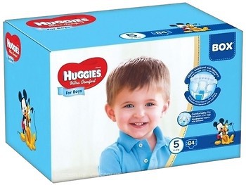 Фото Huggies Ultra Comfort 5 для хлопчиків (84 шт)
