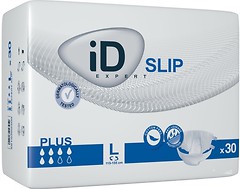 Фото iD Expert Подгузники для взрослых Slip Plus L (115-155 см) 30 шт