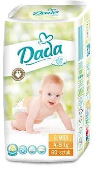 Фото Dada Extra Soft Midi 3 (4-9 кг) 60 шт