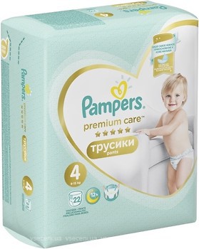 Фото Pampers Pants Premium Care Maxi 4 (22 шт)