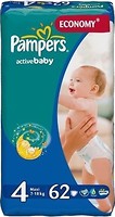 Фото Pampers Active Baby Maxi 4 (62 шт)