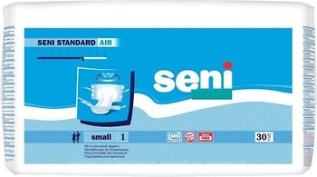 Фото Seni Підгузки для дорослих Standard Air Small (55-80 см) 30 шт