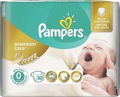 Фото Pampers Premium Care New Baby 0 (30 шт)