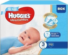 Фото Huggies Ultra Comfort 3 для мальчиков (112 шт)