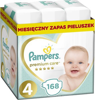 Фото Pampers Premium Care Maxi 4 (168 шт)