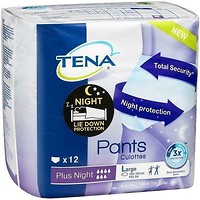 Фото Tena Підгузки-труси для дорослих Pants Plus Night Large (100-135 см) 12 шт