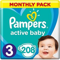 Фото Pampers Active Baby Midi 3 (208 шт)