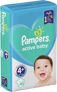 Фото Pampers Active Baby Maxi Plus 4+ (45 шт)