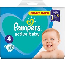 Фото Pampers Active Baby Maxi 4 (76 шт)