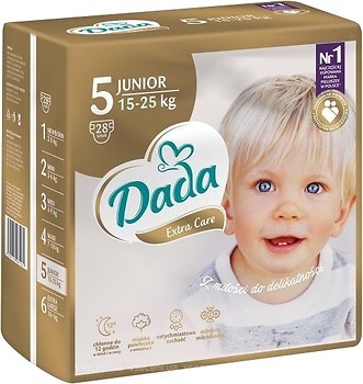 Фото Dada Extra Care Junior 5 (15-25 кг) 28 шт