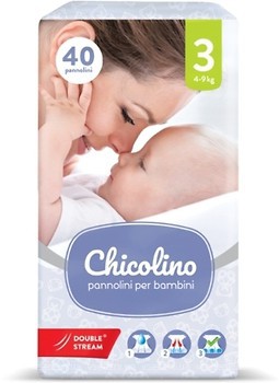 Фото Chicolino Pannolini Per Bambini 3 (40 шт)