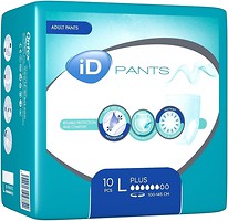 Фото iD Expert Подгузники-трусы для взрослых Pants Plus L (100-145 см) 10 шт