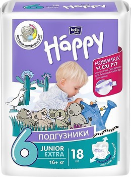 Фото Bella Happy Junior Extra 6 (18 шт)