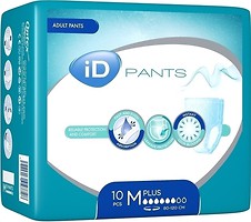 Фото iD Expert Подгузники-трусы для взрослых Pants Plus M (80-120 см) 10 шт