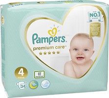 Фото Pampers Premium Care Maxi 4 (34 шт)