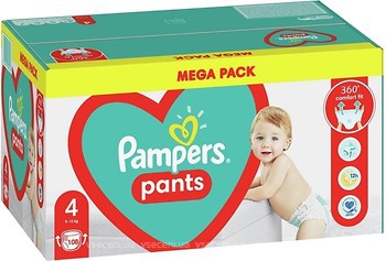 Фото Pampers Pants Maxi 4 (108 шт)