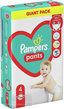 Фото Pampers Pants Maxi 4 (66 шт)