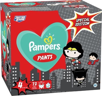 Фото Pampers Pants Special Edition Maxi 4 (72 шт)