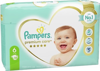 Фото Pampers Premium Care Extra Large 6 (38 шт)