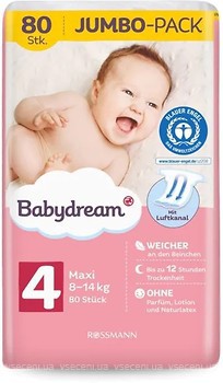 Фото Babydream Maxi 4 (80 шт)