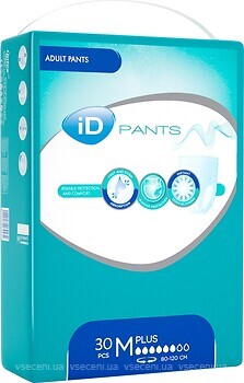 Фото iD Expert Підгузки-труси для дорослих Pants Plus M (80-120 см) 30 шт