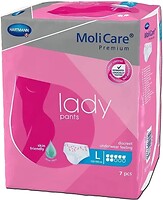 Фото MoliCare Підгузки-труси Premium Lady Pants L (100-150 см) 7 крапель 7 шт