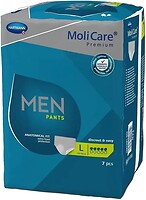 Фото MoliCare Підгузки-труси Premium Men Pants L (100-150 см) 5 крапель 7 шт