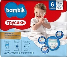 Фото Bambik Підгузки-трусики 6 (30 шт)