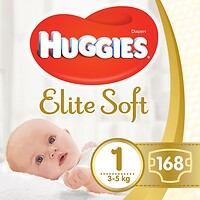 Фото Huggies Elite Soft 1 (168 шт)