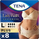 Фото Tena Підгузки-труси для дорослих Lady Slim Pants Plus Large Creme (95-130 см) 8 шт