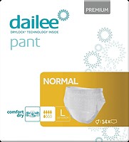 Фото Dailee Підгузки-труси для дорослих Pant Premium Normal Large (110-140 см) 14 шт
