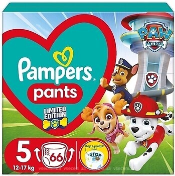 Фото Pampers Pants Junior Paw Patrol 5 (66 шт)