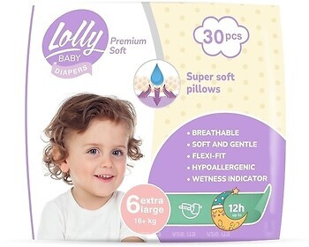 Фото Lolly Premium Soft Extra Large 6 (30 шт)