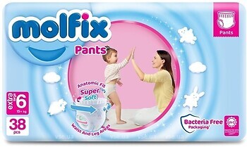 Фото Molfix Jumbo Pants Extra Large 6 (38 шт)