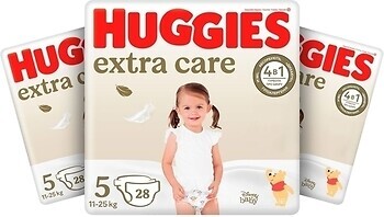 Фото Huggies Extra Care Jumbo 5 (84 шт)