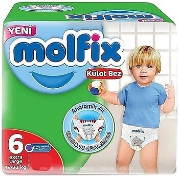 Фото Molfix Pants Twin Extra Large 6 (20 шт)