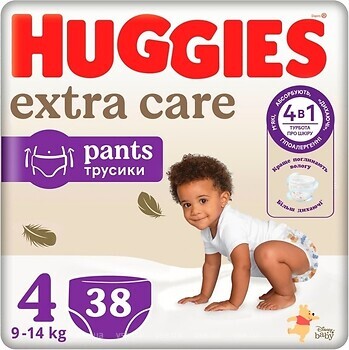 Фото Huggies Extra Care Pants 4 (38 шт)