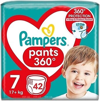 Фото Pampers Pants Premium Care 7 (42 шт)