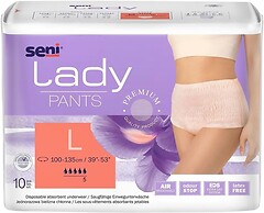 Фото Seni Підгузки-труси для дорослих Lady Pants Large (100-135 см) 10 шт