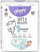 Фото Bella Happy Soft & Delicate Newborn 1 (82 шт)