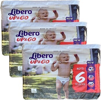 Фото Libero Up&Go 6 (120 шт)