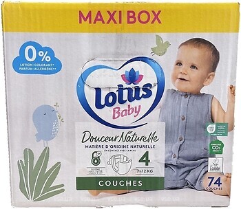 Фото Lotus Baby 4 (7-12 кг) 74 шт